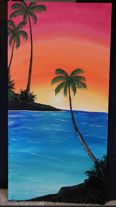 beach 12x24 panel -$50