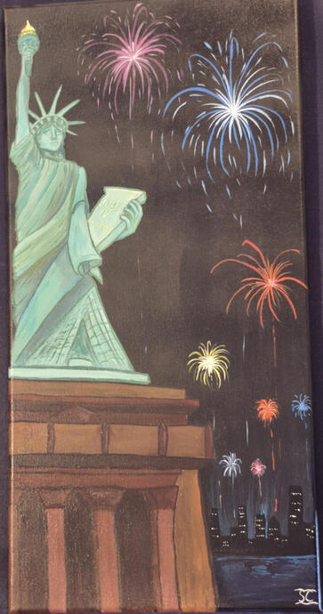 Statue of Liberty (click to expand)12x24 Traditional Canvas -$85