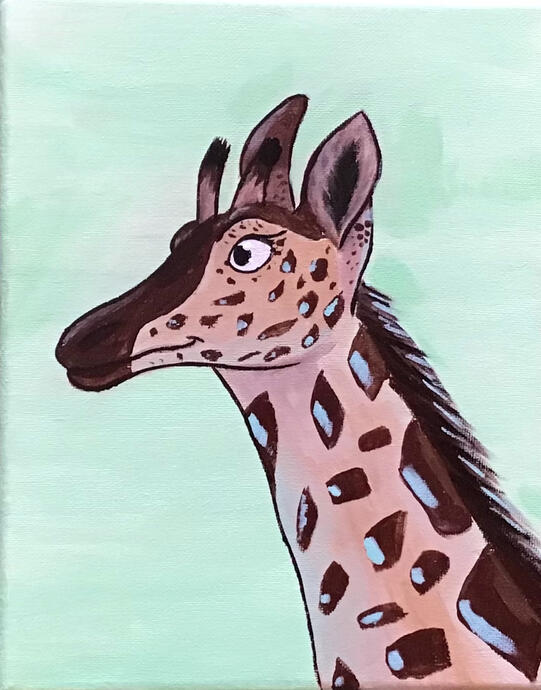Giraffe 8x11